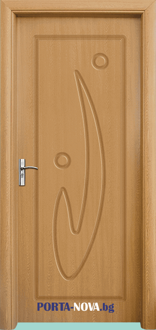 Интериорна врата Стандарт, модел 070-P, цвят Светъл дъб