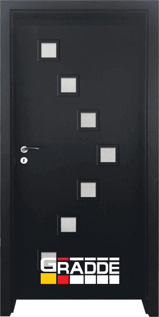 Интериорна врата Gradde Zwinger, Graddex Klasse A++, цвят Орех Рибейра