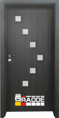 Интериорна врата Gradde Zwinger, Graddex Klasse A++, цвят Череша Сан Диего