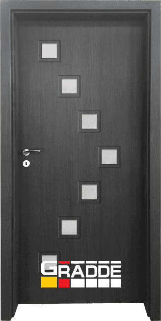Интериорна врата Gradde Zwinger, Graddex Klasse A++, цвят Череша Сан Диего