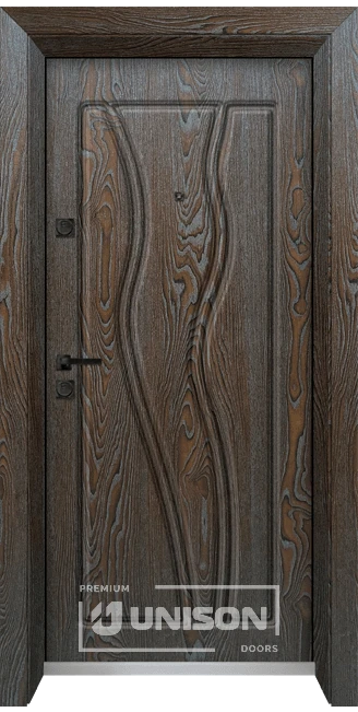 Входна врата Unison Optima 4542p Цвят Палисандър